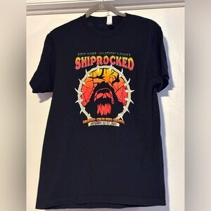 Tultex Black Shiprocked Graphic Tee